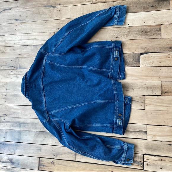 VINTAGE LEE Oversized Denim Jean Jacket USA - Picture 14 of 14